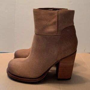 Sam Edelman Franklin Whiskey Lea platform ankle boots size 6